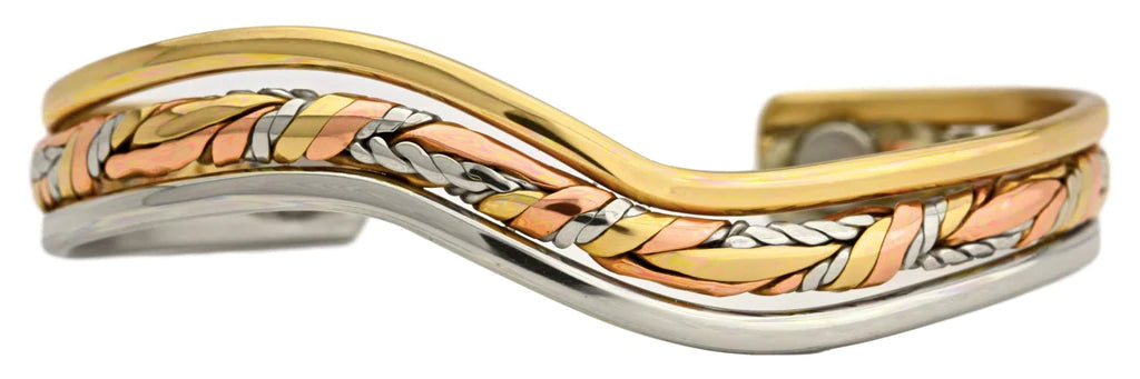 Sergio Lub Copper, Silver, and Brass Bracelets