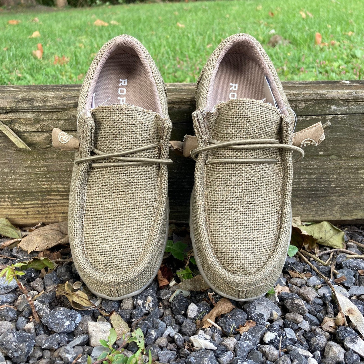 Roper Boy's Chillin Tan Driving Mocs