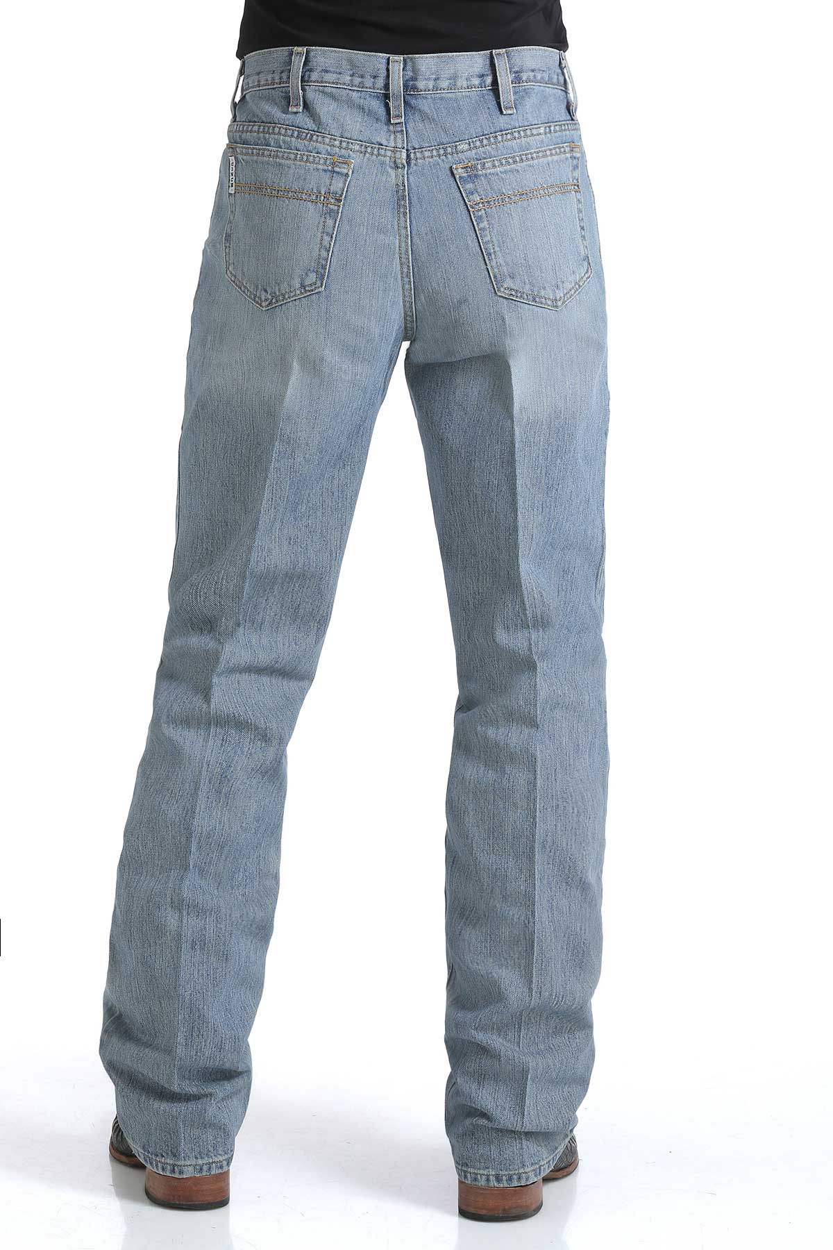 Cinch Men's White Label Relaxed Straight in Light Stonewash