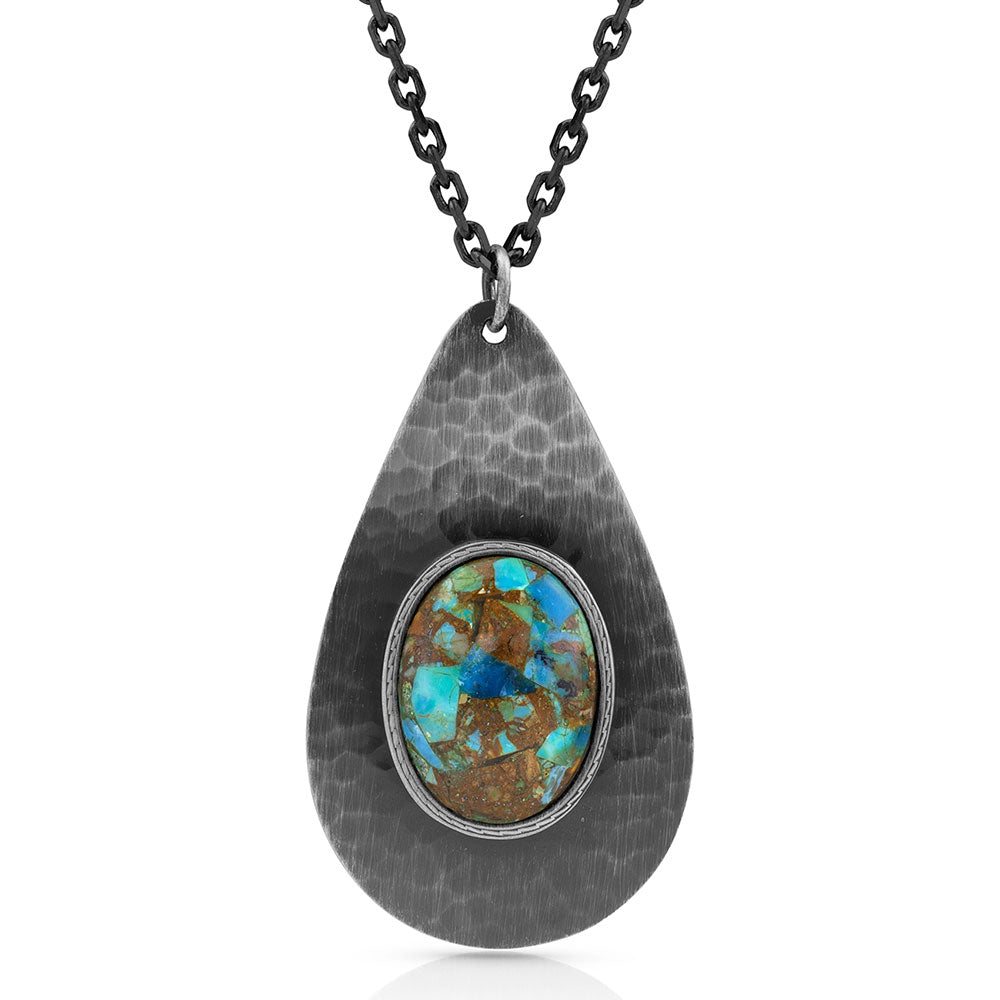 Montana Silversmiths Rocky Top  Turquoise Necklace