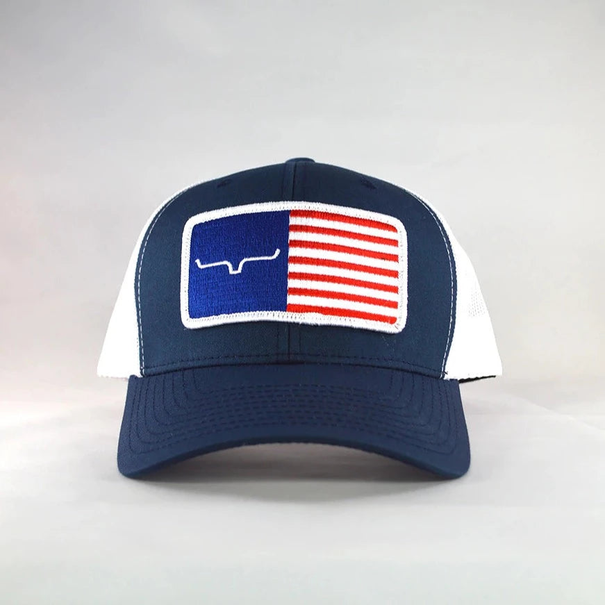 Kimes Ranch American Trucker- Navy/ White Hat