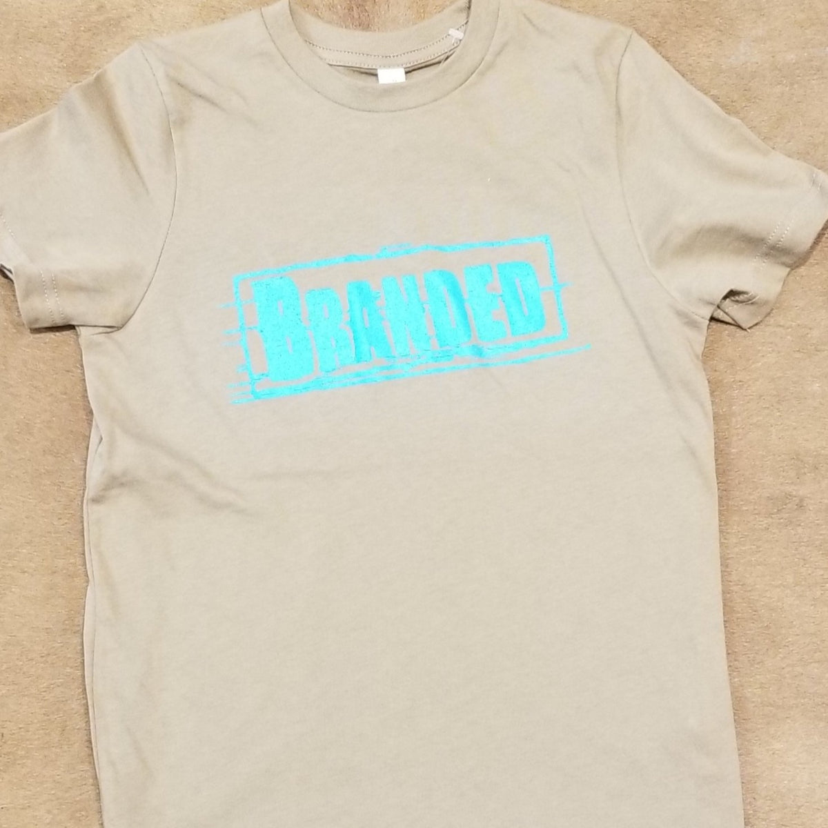 BRANDED YOUTH Unisex Tee- Heather Brown