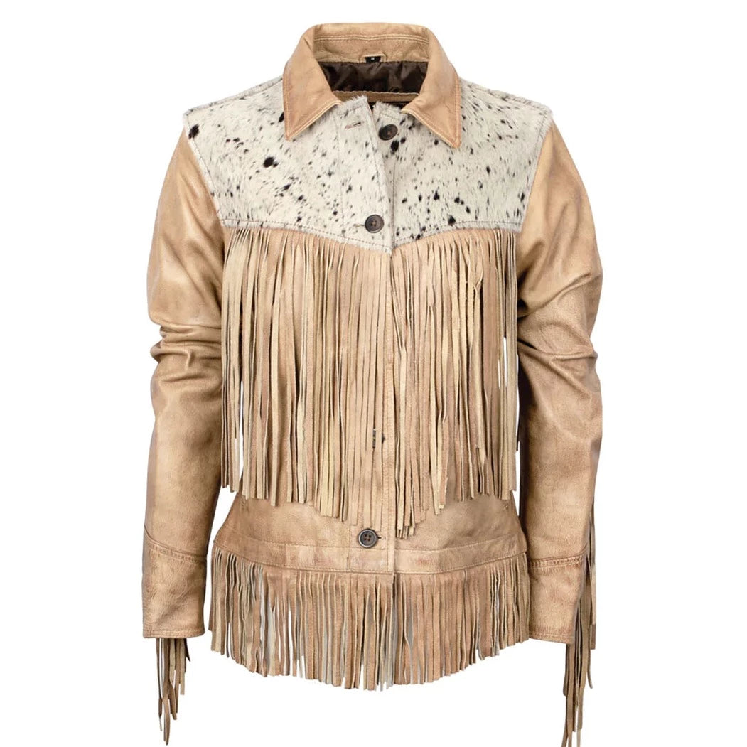 STS Ranchwear Women's Frontier Leather Cowhide Concealed Carry Jacket