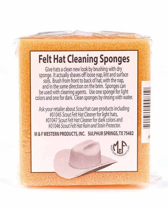 FELT HAT CLEANING SPONGES