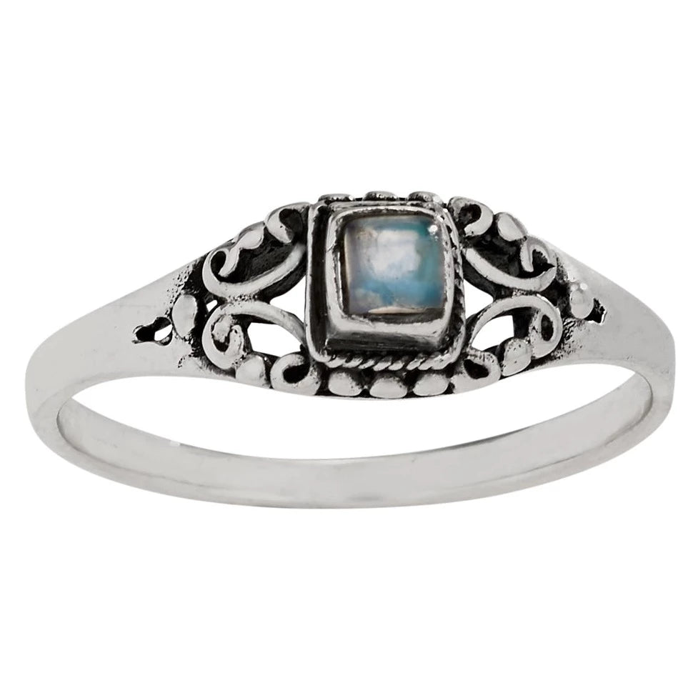 Sterling Silver Princess Labradorite Ring