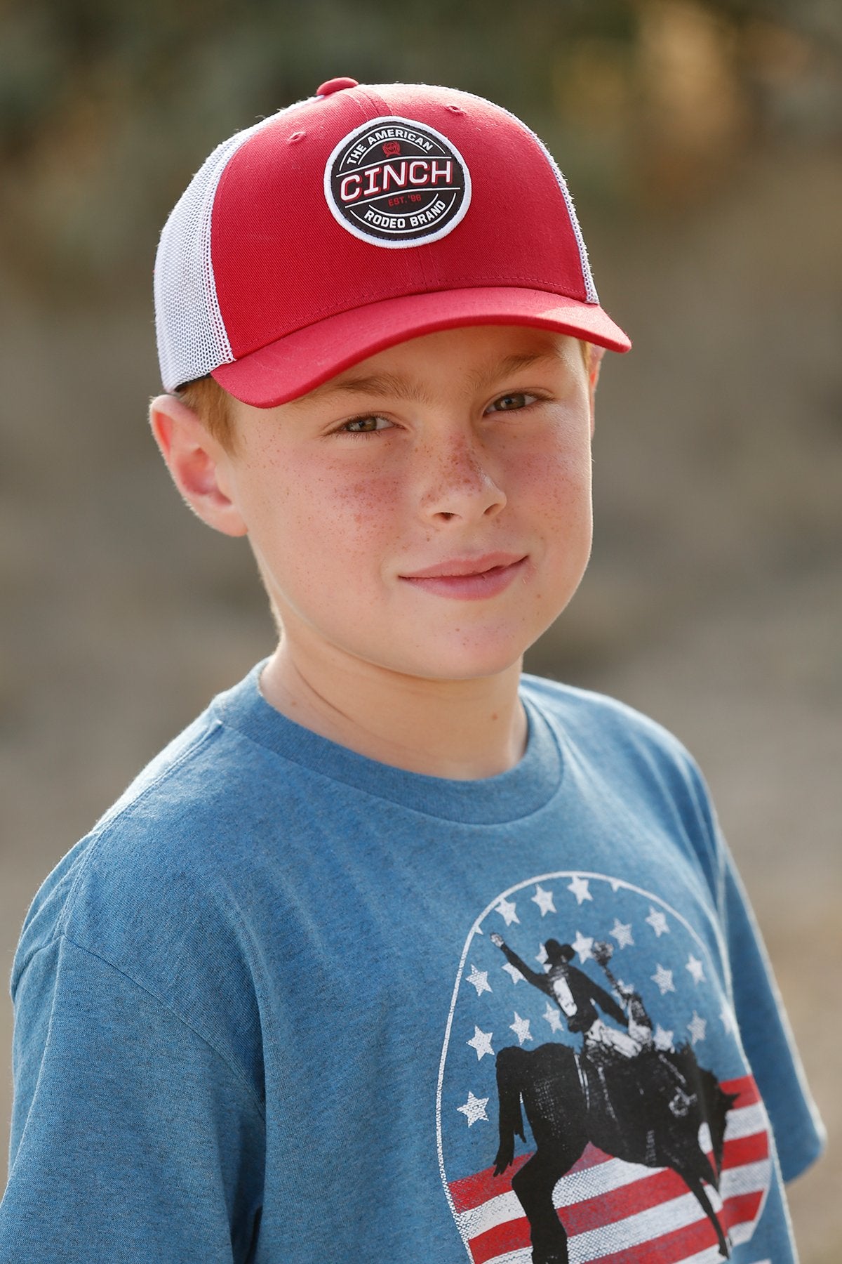 Cinch Boy's Red FlexFit Trucker Cap – Branded Country Wear