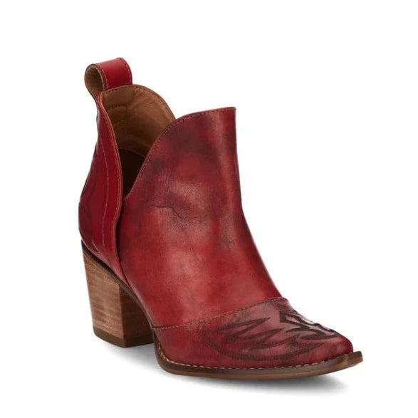 Nocona Women's Micki Scarlet Snip Toe Western Bootie – Branded