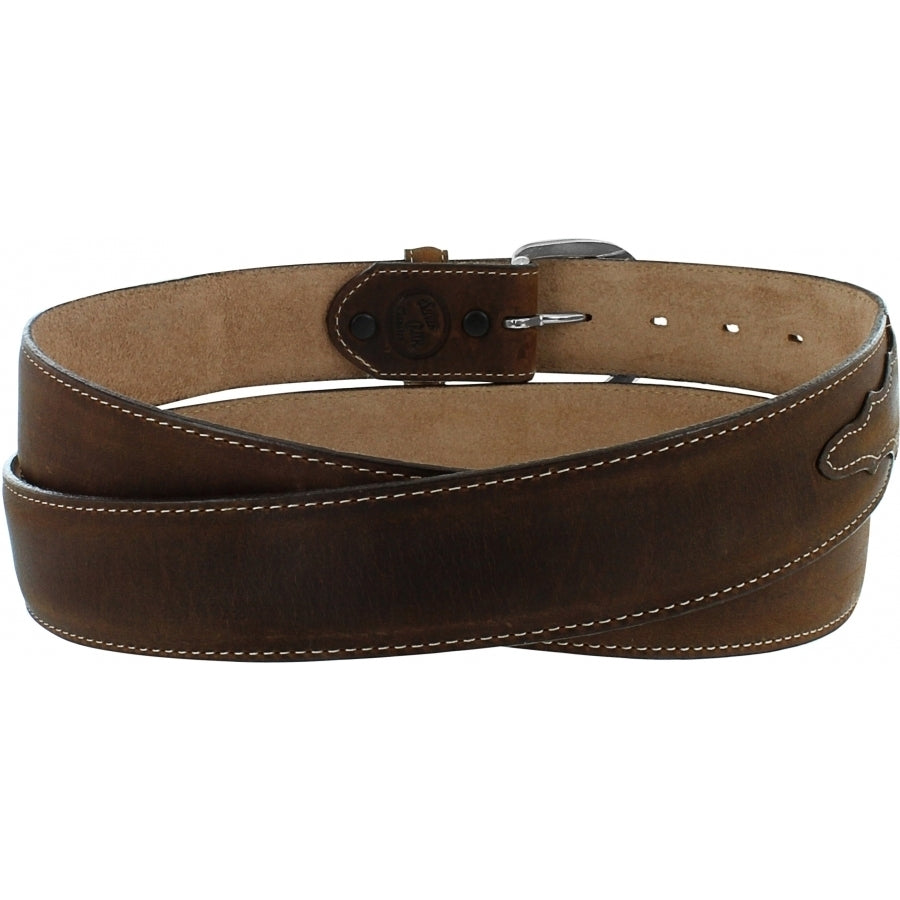 Justin Men's Classic Brown Western Belt