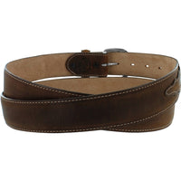 Justin Men's Classic Brown Western Belt