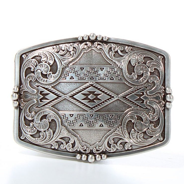 STERLING SILVER  Rectangular Belt Buckle 1.25 Inch 32mm Silver Rectangle Belt Buckle – Buckle My Belt main image 3