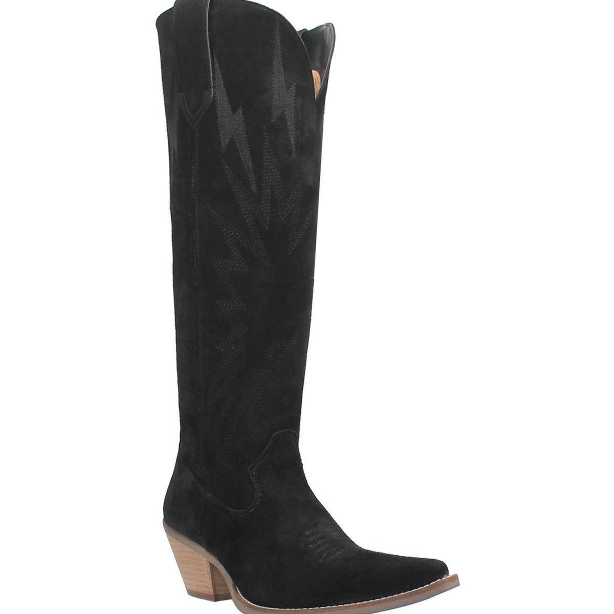 Dingo Women's Thunder Road Suede Boot in Black