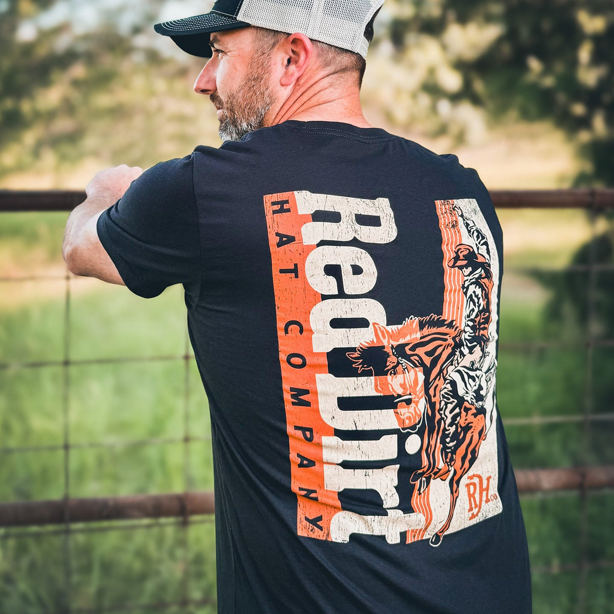 Red Dirt Hat Co. Smoked T-Shirt in Black