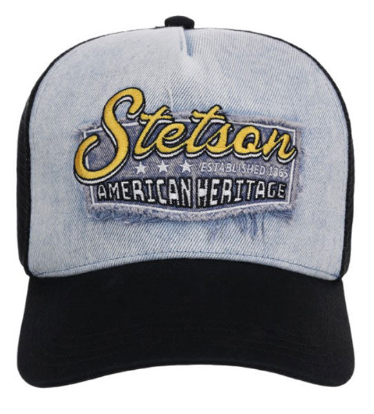 Stetson American Heritage Trucker Cap in Denim