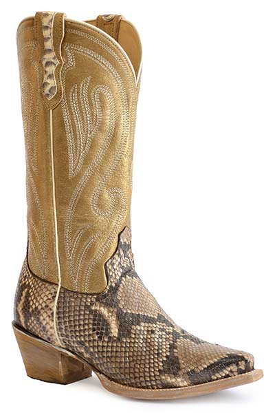 Roper Women's Piper Snip Toe Python Western Boot