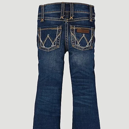 Wrangler Girl's Bootcut Jeans in Medium Blue