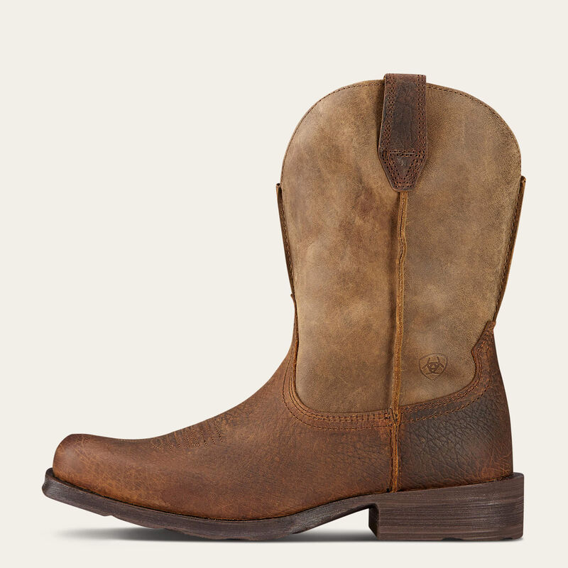 Ariat Men's Rambler Western Boot in Earth/ Brown Bomber