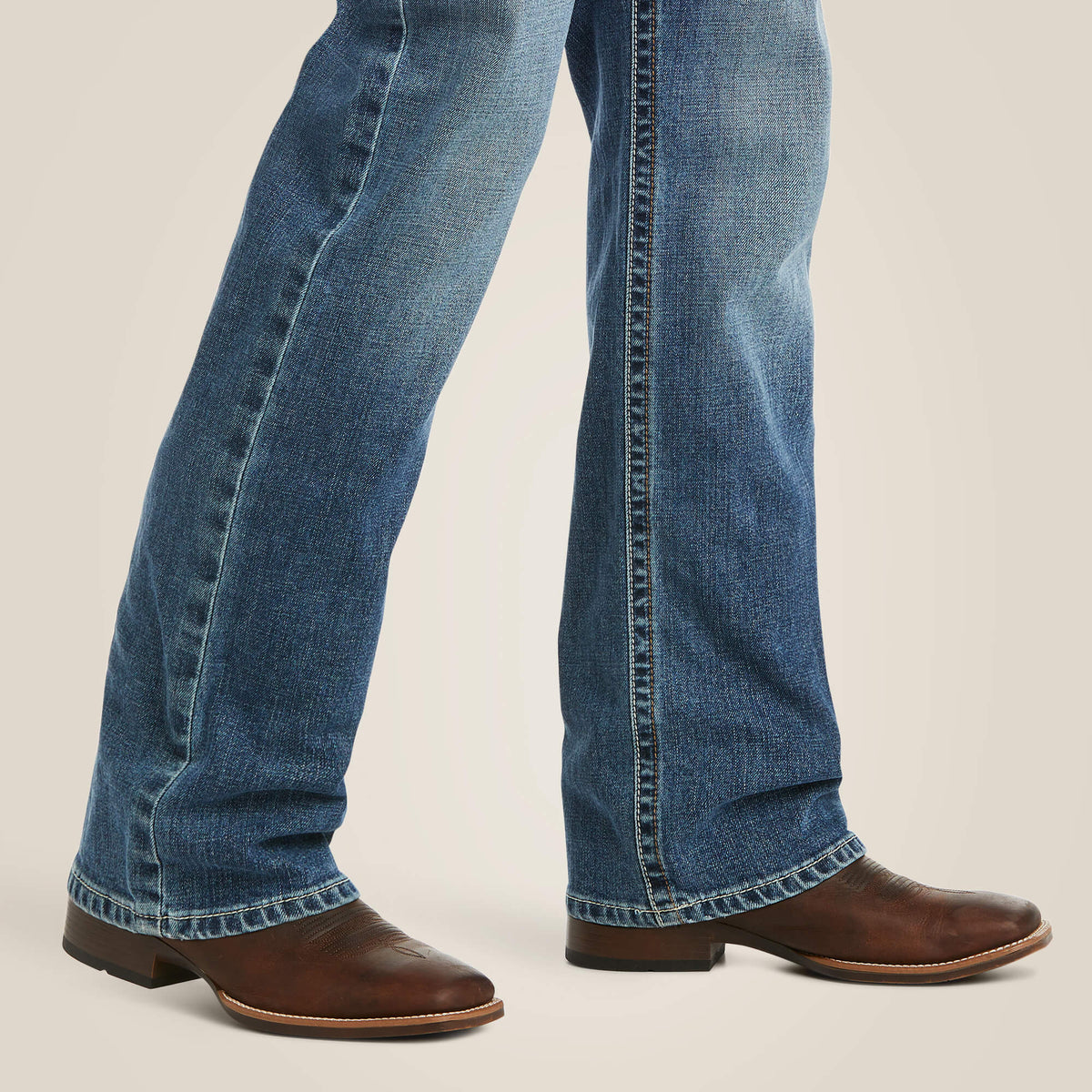 Ariat Men's M5 Slim Stretch Stillwell Stackable Straight Leg Jeans in Fargo