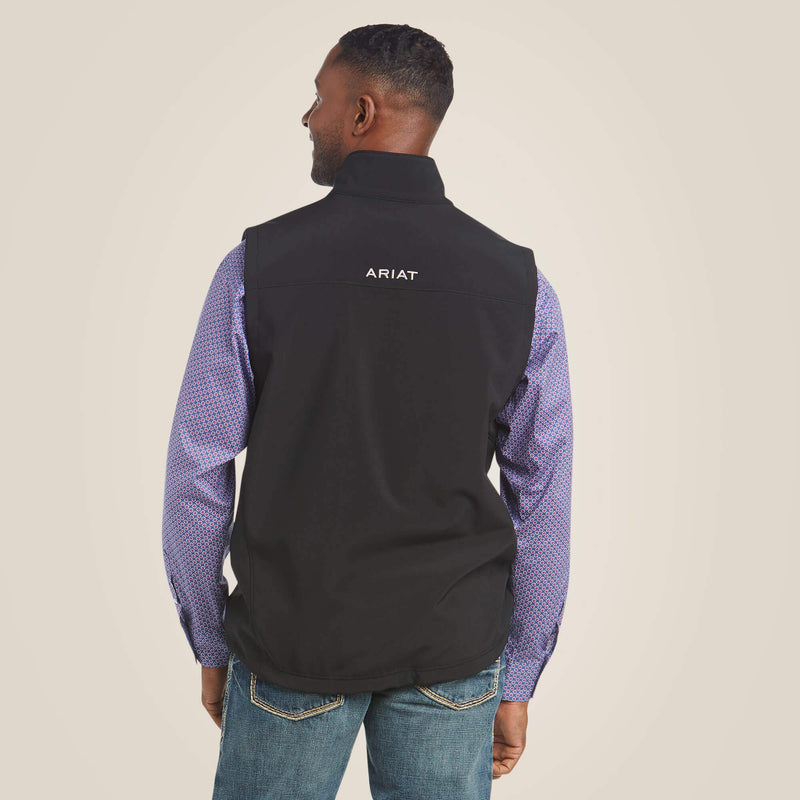 Ariat Men's Vernon 2.0 Softshell Vest in Black