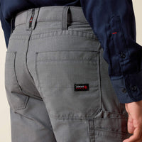 Ariat Men's FR M4 Relaxed DuraLight Ripstop Boot Cut Jean in Grey
