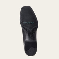 Ariat Men's Sport Herdsman Western Boot in Black Deertan