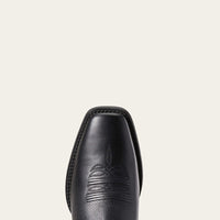 Ariat Men's Sport Herdsman Western Boot in Black Deertan