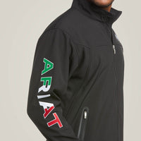 Ariat Men's Black New Team Softshell MEXICO Jacket