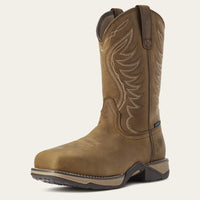 Ariat Women's Anthem Waterproof Square Toe Composite Toe Work Boot in Brown