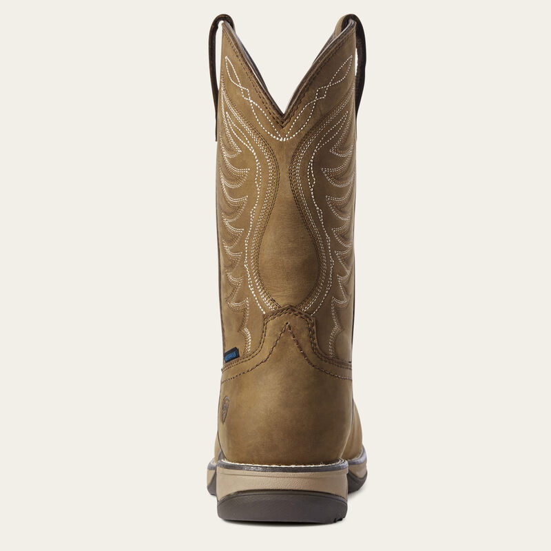 Ariat Women's Anthem Waterproof Square Toe Composite Toe Work Boot in Brown
