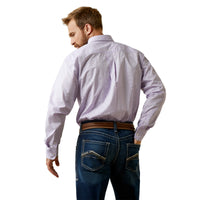 Ariat Men's Murray Fitted Shirt- Lilac Paisley