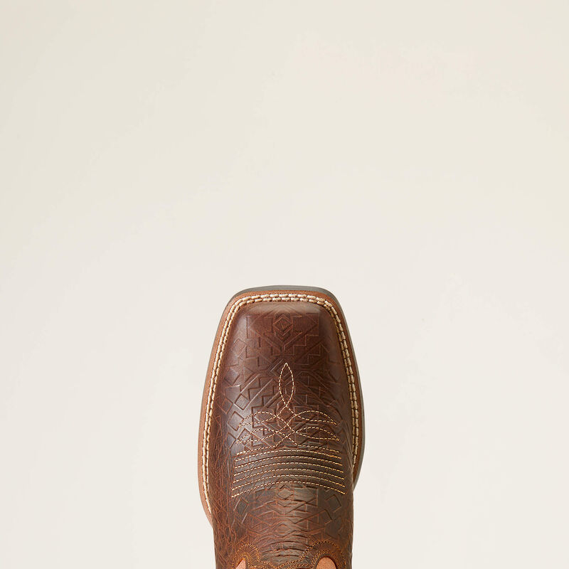 ARIAT Round Up Wide Square Toe H2O – Stivali Da Donna Impermeabili In Pelle Con Tecnologia 4LR