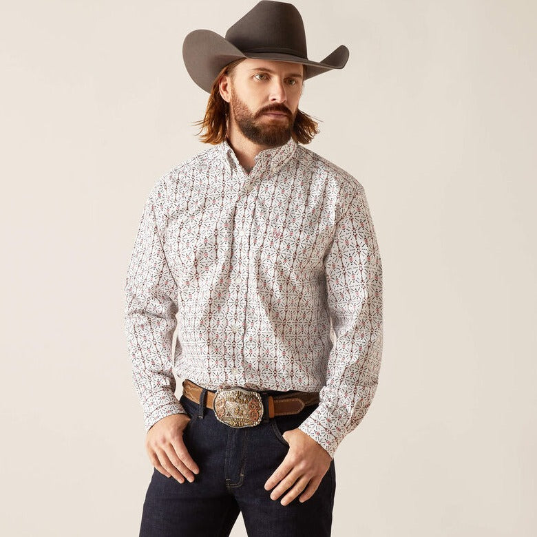 Ariat Men's Edgar Classic Fit Long Sleeve Western Button Down Shirt