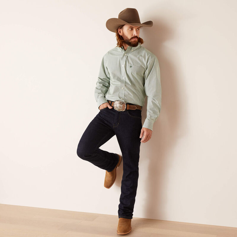 Ariat Men's Edson Classic Fit Long Sleeve Western Button Down Shirt