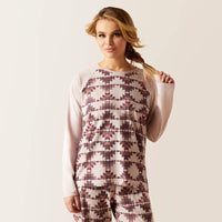 Ariat Women's Southwestern Print Starlight Pajama Set