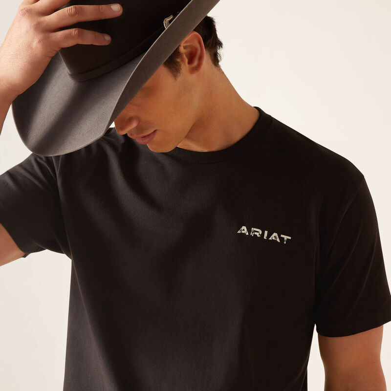 Ariat Men's SW Cacti T-Shirt in Black