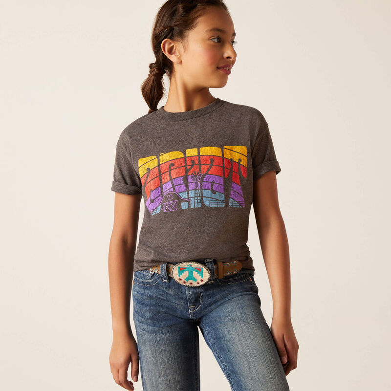 Ariat Girl's Groovy Sunset T-shirt