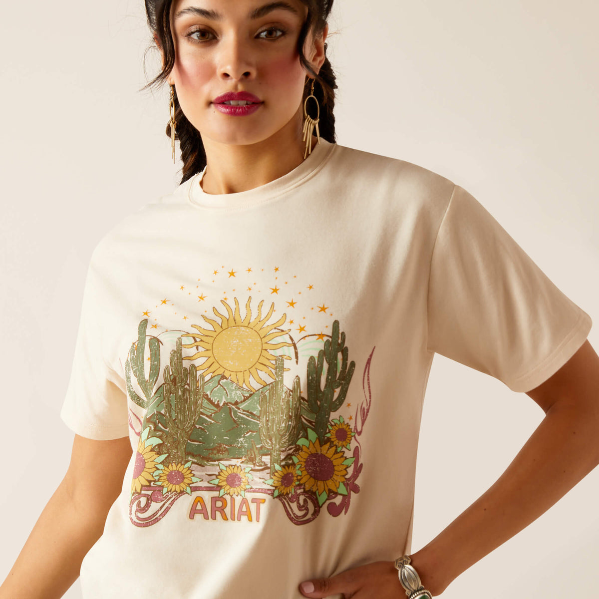 Ariat Women's Desert Dreaming T-Shirt in Natural