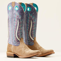 Ariat Women's Futurity Fort Worth Western Boot in Truly Taupe/ Lavender Fields