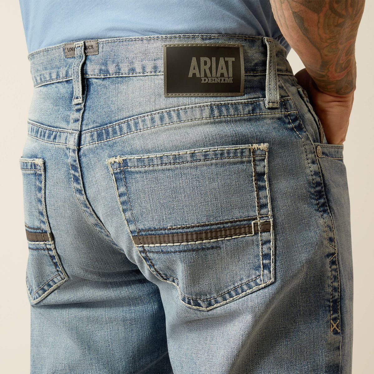 Ariat Men's M4 Relaxed Apollo Bootcut Jeans in Orleans Wash (Big & Tall Sizing Available)