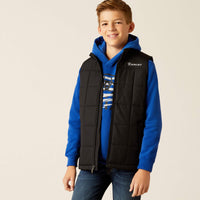 Ariat Boy's Cirus Insulated Vest in Black