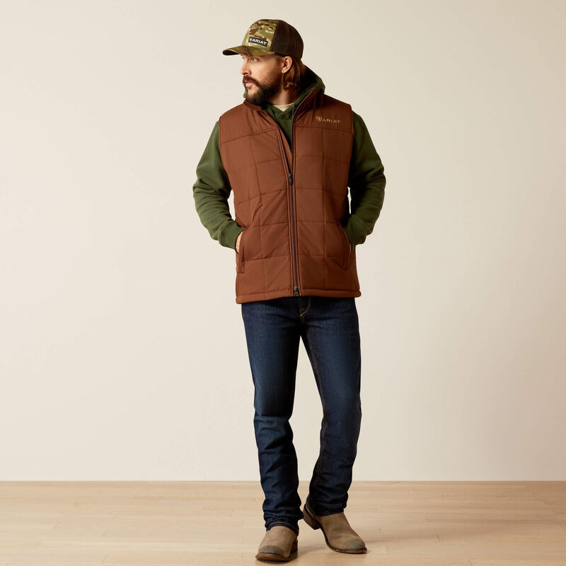 Ariat Men's Crius Insulated Vest in Potting Soil (Available in Tall Sizes)