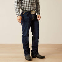 Ariat Men's M4 Relaxed Ranchford Bootcut Jeans in Wildfire Wash (Big & Tall Sizing Available)