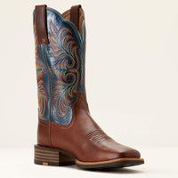 Ariat Women's Gillette Western Boot in Vintage Caramel & Endless Sea