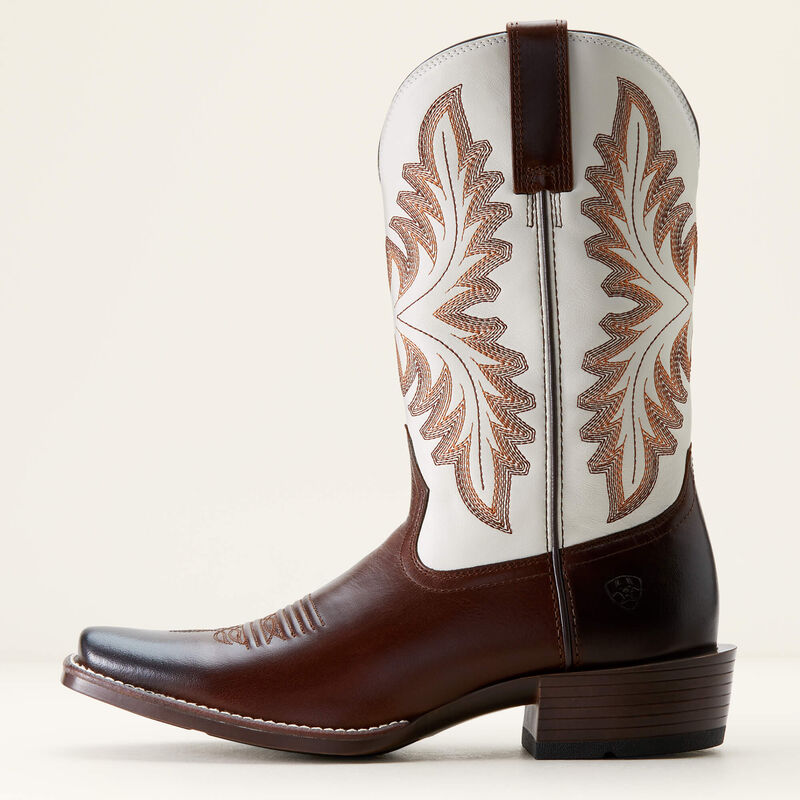 Ariat Men's Renegade Cowboy Boot in Mahogany/ Crema