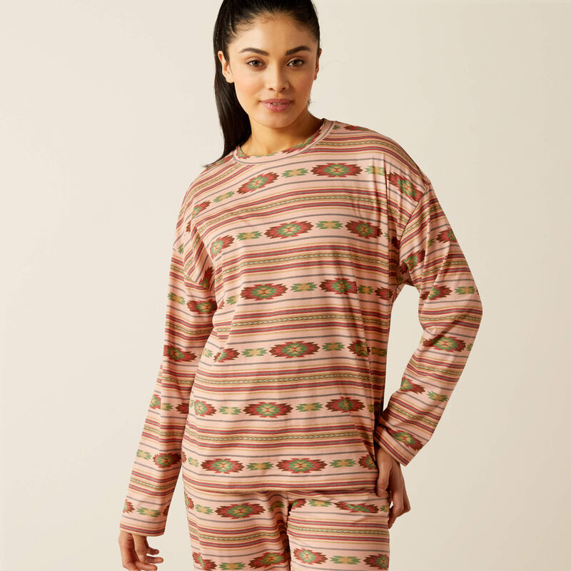 Ariat Women's Dreams Pajama Set in Milagro Serape Print