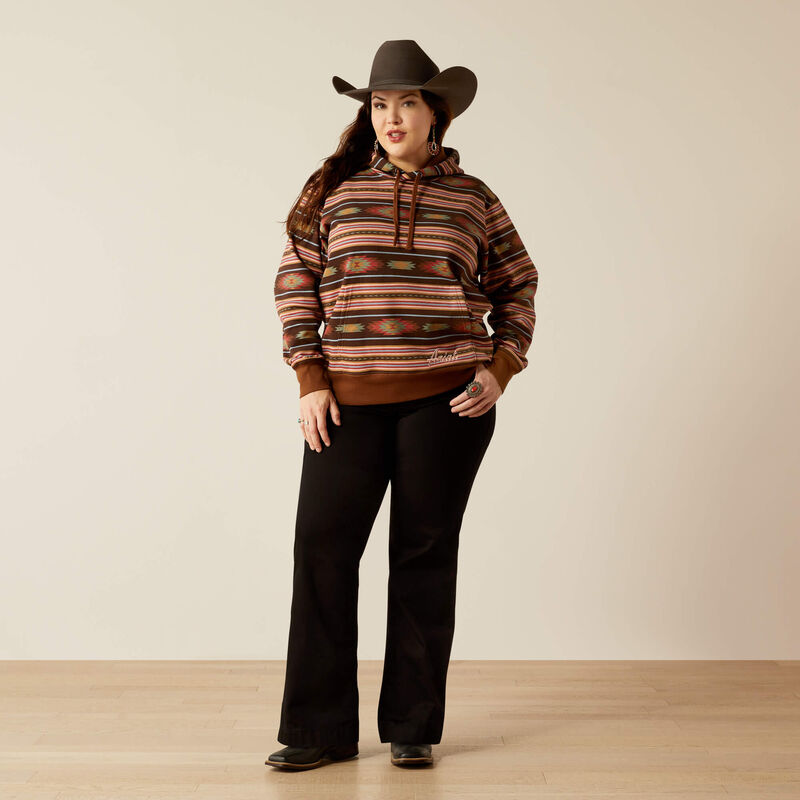 Ariat Women's Skyline Hoodie in Soft Silt Serape (Available in Regular & Plus Sizes)