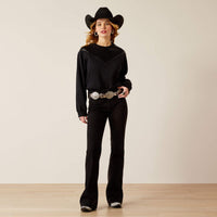 Ariat Women's Sequin Split Sweatshirt in Black