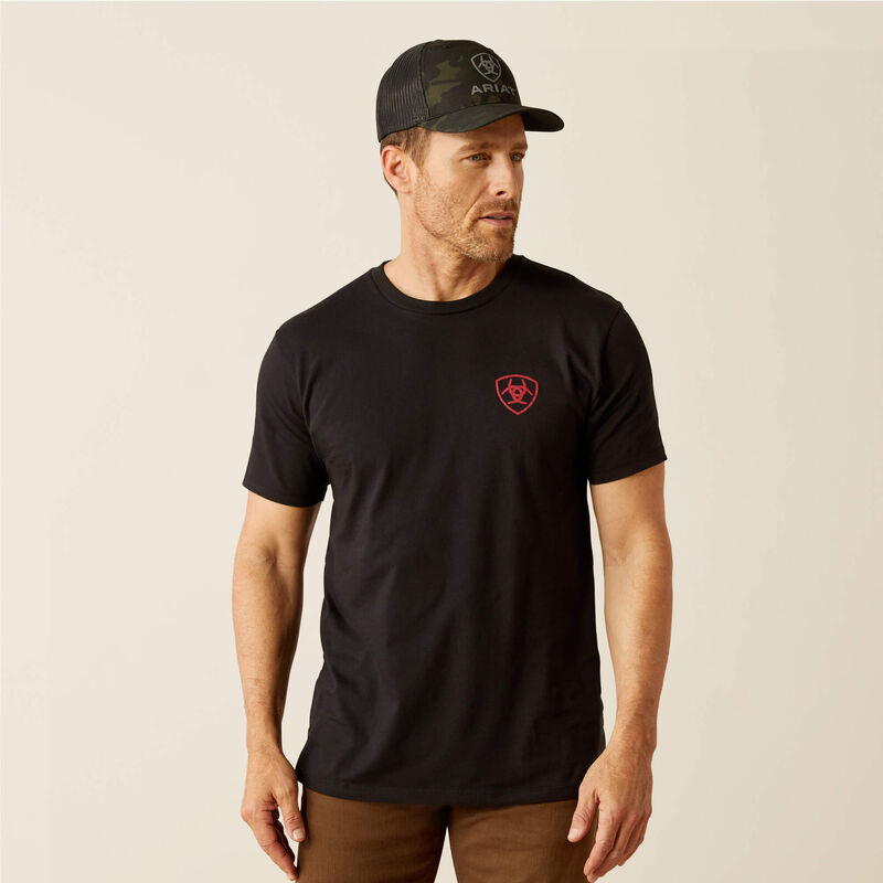 Ariat Men's Farm Raised Graphic T-Shirt in Black