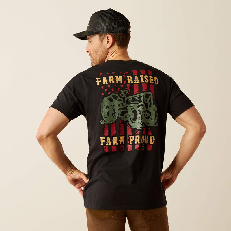 Ariat Men's Farm Raised Graphic T-Shirt in Black