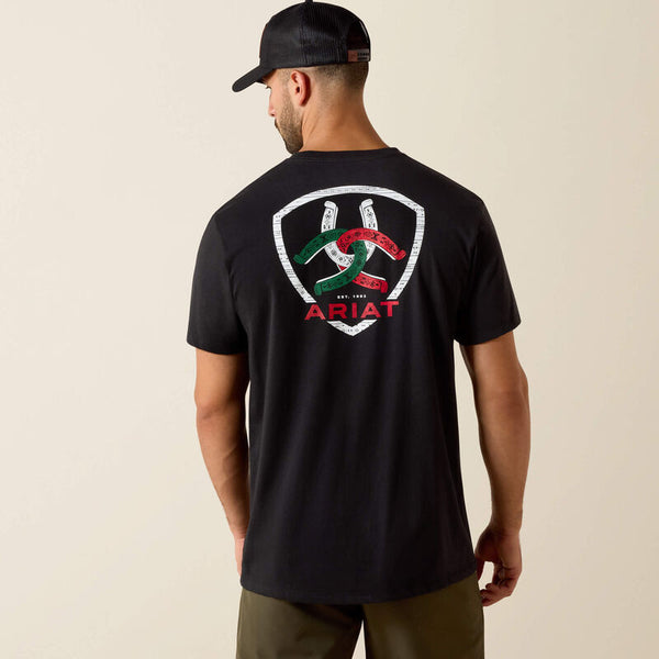 Ariat Men's Tres Herradauras Classic Fit T-Shirt in Black