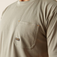 Ariat Men's Rebar Heat Fighter Staple T-Shirt in Wild Dove